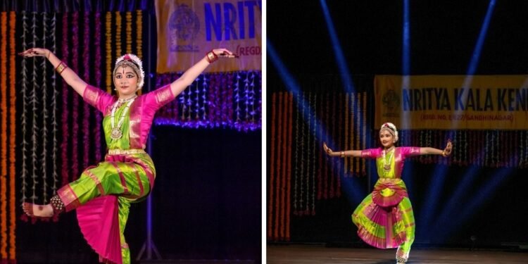 Krisha Dave presents Bharatanatyam Arangetram, mesmerises audience with complete Vishwambhari Stuti