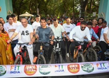 BJYM Mumbai Organises Grand Cyclothon on World Environment Day