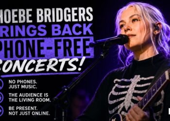 Phoebe Bridgers Wants Your Attention Back: Why Phone-Free Concerts Are Becoming Music’s Most Rebellious Trend