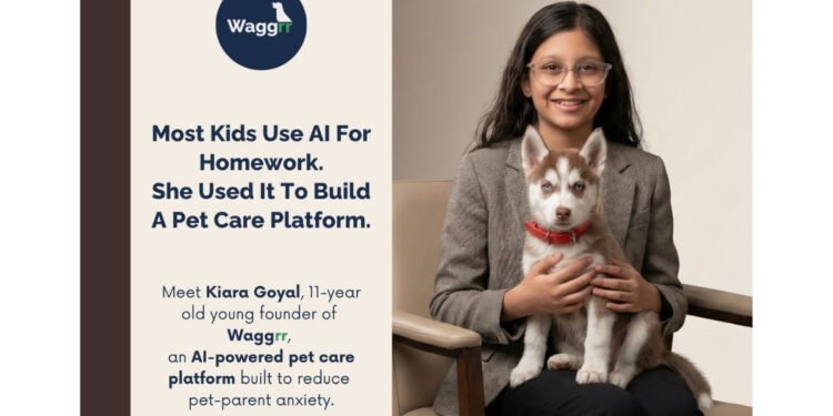 11-Year-Old Agra Student Helps Build AI-Powered Pet Care Platform Waggrr