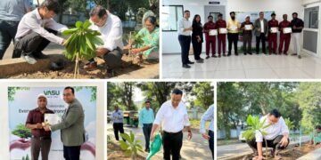 Vasu Foundation Commits to Planting 1.08 Lakh Trees by 2035 After Completing Mission 10,008