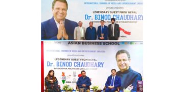 Dr. Binod Chaudhary Shares Global Success Mantra at Asian Business School, Noida