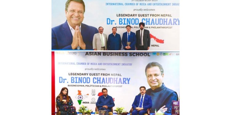 Dr. Binod Chaudhary Shares Global Success Mantra at Asian Business School, Noida