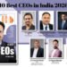 10 Best CEOs in India 2026 Officially Announced By TradeFlock Magazine