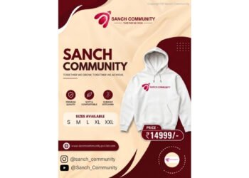 Sanchit Patil, Entrepreneur & Founder, Unveils Sanch Community’s Signature Hoodie Collection to Strengthen Community Identity