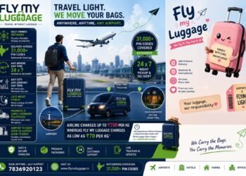 Fly My Luggage Emerges as a Cost-Effective Alternative to Rising Airline Excess Baggage Charges in India