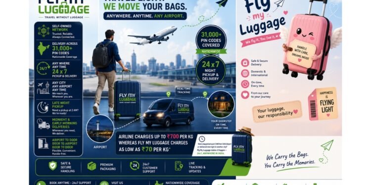 Fly My Luggage Emerges as a Cost-Effective Alternative to Rising Airline Excess Baggage Charges in India