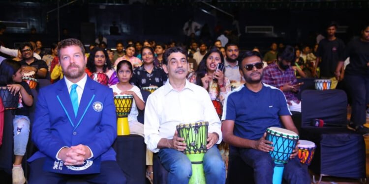 Hyderabad Creates History with World’s Largest Djembe Drum Circle; Guinness World Record Attempt Held Successfully