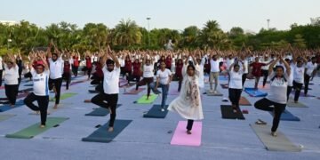 International Day of Yoga Celebrated Enthusiastically at Gujarat Science City on the Theme “Yoga for Healthy Ageing”