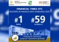 IMT Ghaziabad Ranked No. 1 in India and No. 59 Globally in the Financial Times Masters in Finance (MiF) Rankings 2026