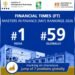 IMT Ghaziabad Ranked No. 1 in India and No. 59 Globally in the Financial Times Masters in Finance (MiF) Rankings 2026