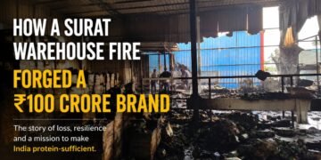 How a Surat Warehouse Fire Forged a Rs. 100 Crore Brand on a Mission to Make India Protein-Sufficient