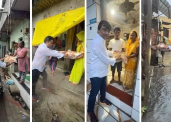 Youth Leader Samrat Bhau Begins Distribution of 15,000 Relief Kits to Flood Victims