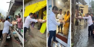Youth Leader Samrat Bhau Begins Distribution of 15,000 Relief Kits to Flood Victims