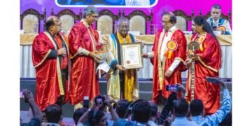 Techno India Group Honours Infinity Group CMD Ravindra Chamaria with Honorary Doctorate