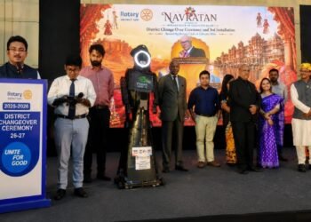 Humanoid Robots and Drone Steal the Spotlight at Rotary District 3291 Changeover Ceremony: IEM-UEM Innovation Creates History