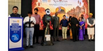 Humanoid Robots and Drone Steal the Spotlight at Rotary District 3291 Changeover Ceremony: IEM-UEM Innovation Creates History