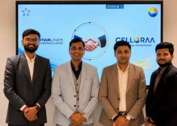 StarlinePS Enterprises Ltd. Invests ₹160 Crore in Celloraa Energy to Establish a 1.2 GW State-of-the-Art Solar Cell Manufacturing Facility in India