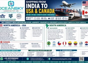 Ocean Sky Logistics Pvt. Ltd. Expands Global Freight Forwarding Network Across USA, Canada, Europe, Russia, CIS Countries, North America & South America with Advanced Air Freight and Ocean Freight Solutions