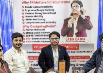 Jatin Batra founded DesigningBrain.com Strengthens Brand Visibility at WebFair 25th Edition as PR Partner
