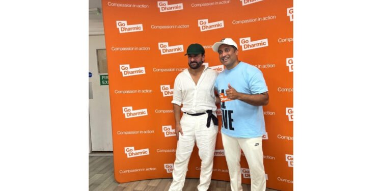 Cricket, Compassion and Community: Saif Ali Khan Joins Go Dharmic Charity Cricket Day in London