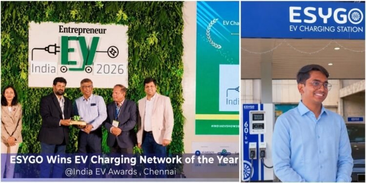 ESYGO Wins “EV Charging Network of the Year” at India EV Awards 2026