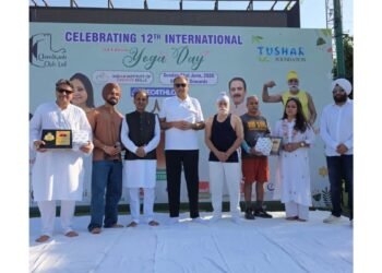 Tushar Foundation, Media & Entertainment Skills Council (MESC), and Indian Institute of Creative Skills (IICS) Celebrate International Yoga Day with Grand Wellness Event in Chandigarh