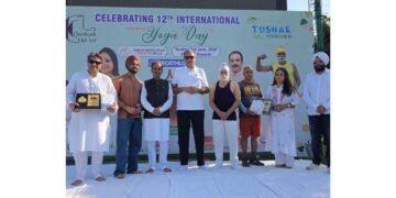 Tushar Foundation, Media & Entertainment Skills Council (MESC), and Indian Institute of Creative Skills (IICS) Celebrate International Yoga Day with Grand Wellness Event in Chandigarh
