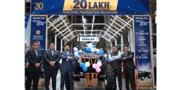 Sonalika Marks 30-Year Milestone with 20 Lakh Tractor Production at Hoshiarpur Manufacturing Plant