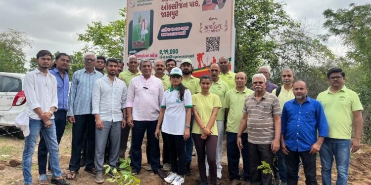 Anandam Parivar plants over 2.11 lakh saplings at Anandam Oxygen Park in Jaspur