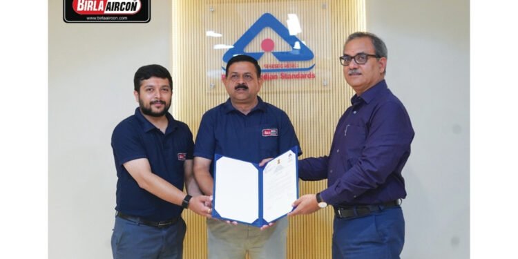 BIRLA AIRCON Earns Bureau of Indian Standards Appreciation for Quality Excellence, Records Over 700% Growth