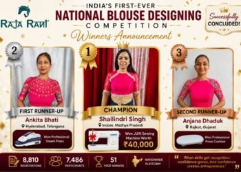 Raja Rani Coaching Concludes India’s First National Blouse Designing Competition with 8,800+ Registrations