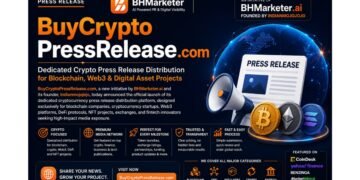 Buy Crypto Press Release dot com Launches as a New Initiative by BHMarketer.ai to Power Media Visibility for Blockchain and Web3 Projects