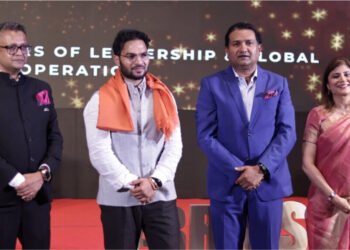 Yogesh Sharma (Shelly) Attends BRICS CCI 14 Foundation Day Celebration, Meets Chairman Sameep Shastriv