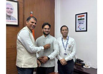 Yogesh Sharma (Shelly) Meets PCI President Devendra Jhajharia and Secretary General Jayawant GH to Discuss Strengthening Para Sports Initiatives