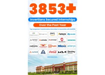 Invertis University Secures 3,853+ Internship Opportunities for Students Across Google, AWS, Siemens & More