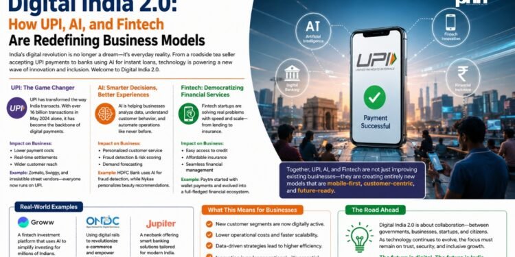 Digital India 2.0: How UPI, AI, and Fintech Are Redefining Business Models