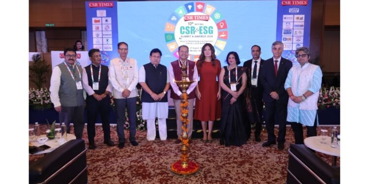 Responsible Businesses Take Centre Stage at 13th National CSR & ESG Summit 2026 Hosted by CSR Times
