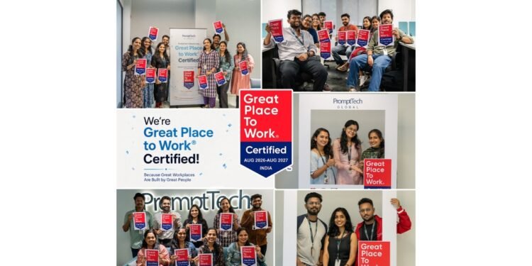 PromptTech Global Earns Great Place to Work® Certification