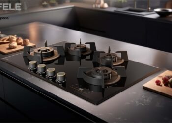 Hafele Cronus Digi-Step Hobs Simplify Cleaning with Thoughtful Burner Design