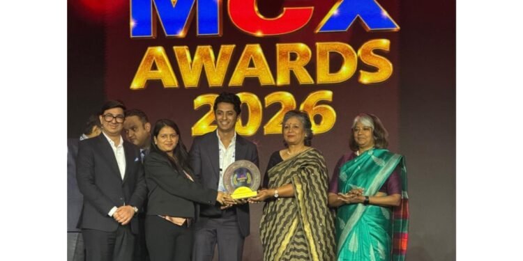 Moneywise Finvest (Stoxkart) Honoured at MCX Awards 2026 for Unique Client Codes