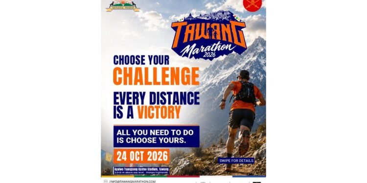 Elite Runners to Converge at 10,000 Feet for the Ultimate Tawang Marathon this October, Govt of Arunachal Pradesh and Indian Army release date for TM2026