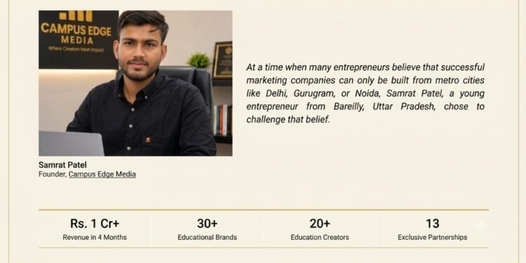 From Bareilly to Building a Rs. 1 Crore Plus Creator Marketing Company in Four Months