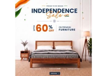 Saraf Furniture Celebrates Independence Day with Blockbuster ‘Upto 60% Off’ Sale on Premium Solid Wood Furniture