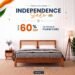 Saraf Furniture Celebrates Independence Day with Blockbuster ‘Upto 60% Off’ Sale on Premium Solid Wood Furniture