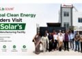 Global Clean Energy Leaders Visit IB Solar’s Noida Manufacturing Facility, Witness India’s Rising Solar Manufacturing Capabilities