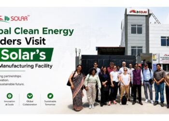 Global Clean Energy Leaders Visit IB Solar’s Noida Manufacturing Facility, Witness India’s Rising Solar Manufacturing Capabilities