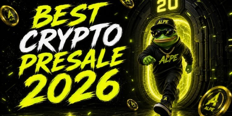 Best Crypto Presale 2026: AlphaPepe Nears Total Allocation Depletion After Crushing Stage 19 As Altcoins Dip