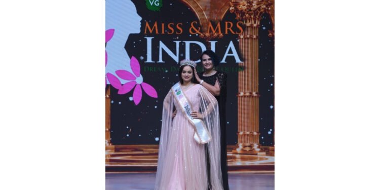 Divya Abhay Pandey Crowned VG Mrs India 2nd Runner-Up 2026, Inspiring Women to Dream Bigger