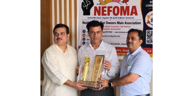 Greater Noida West’s Decoory Interiors Honoured with NEFOMA’s ‘Certificate of Excellence’